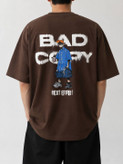 تیشرت یقه گرد وارداتی اورجینال طرح Bad Copy - قواره باکسی (Boxy Fit). استایل کامل