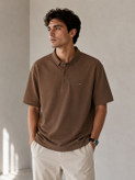 پلوشرت مردانه پارچه کنفی – یقه دکمهدار Men's polo shirt