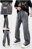 شلوار بگ جین وارداتی مدل کمرکش Baggy jeans